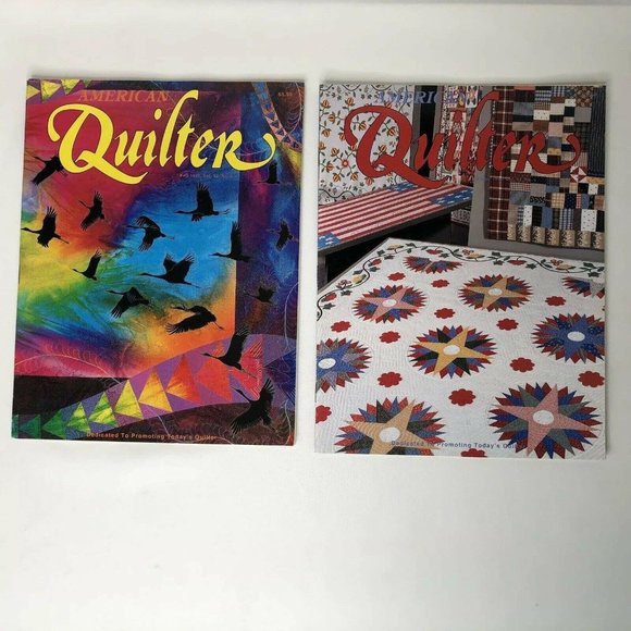 9 American Quilter Magazines Back Issues 1993 1994 1995 1997 Lot Quilting - Picture 5 of 6